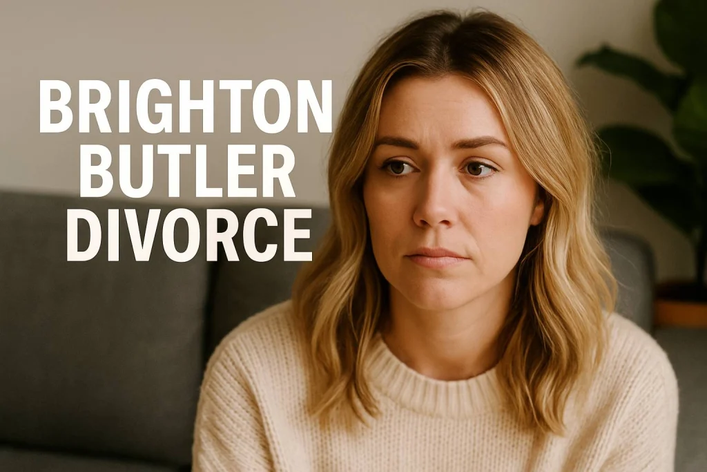 A thoughtful woman sitting by a window, symbolizing resilience, healing, and personal growth after Brighton Butler divorce