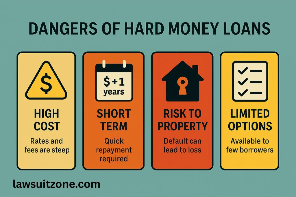 Illustration showing two sides: borrowers being cautious by reading contracts and seeking advice, and businesses focusing on transparency, compliance, and reputation.