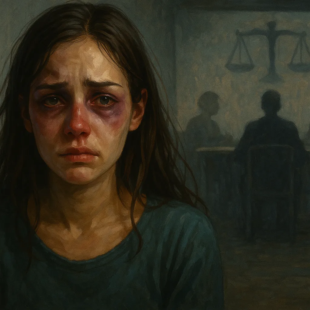 Emotional illustration symbolizing survivor voices and testimonies in the Facial Abuse lawsuit.