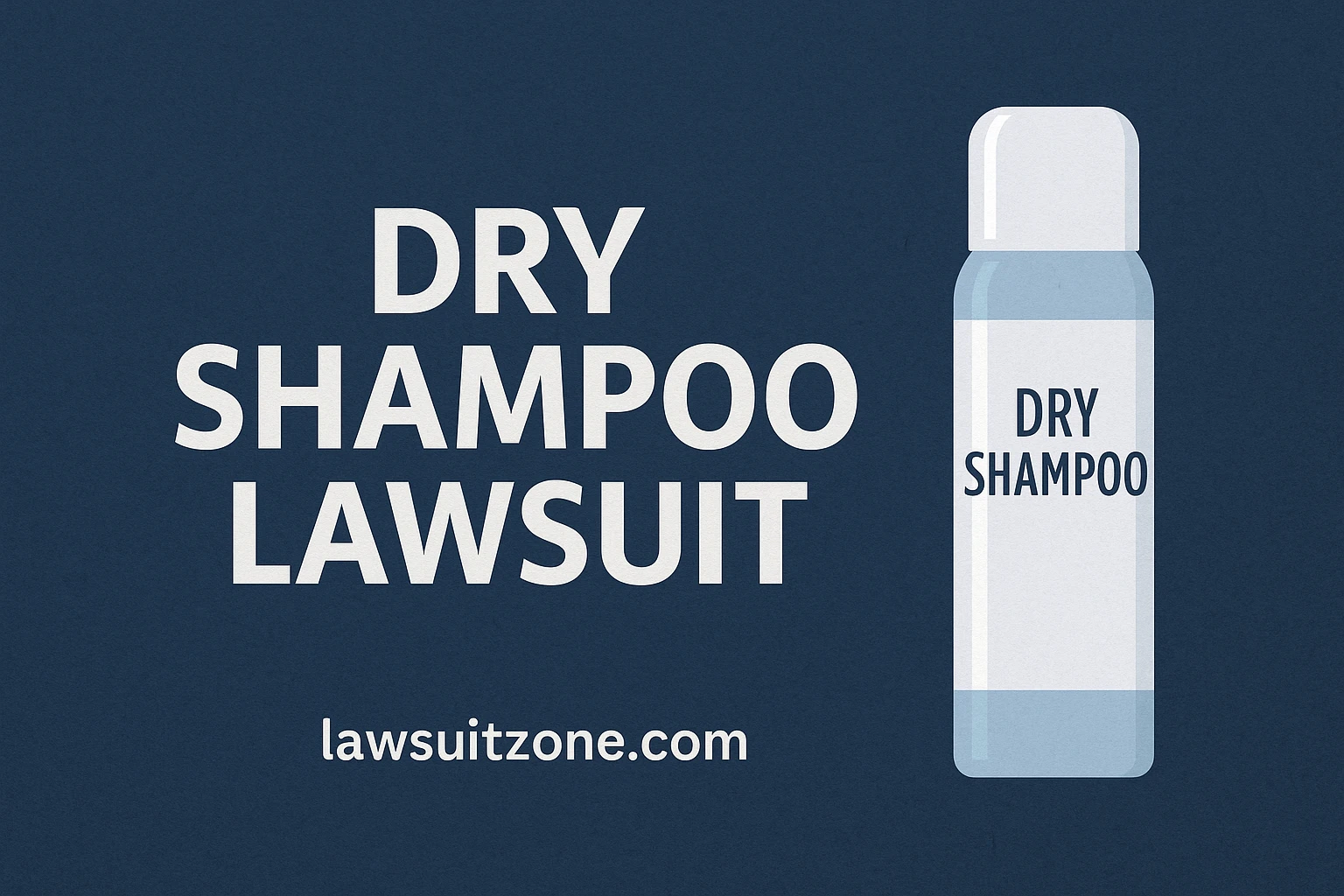 Dry shampoo lawsuit overview showing legal action and health risks related to benzene contamination