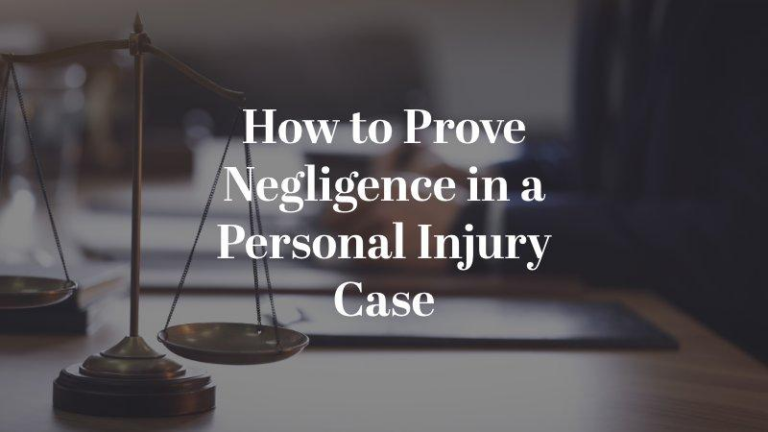 How to Prove Negligence in a Wrongful Injury Case