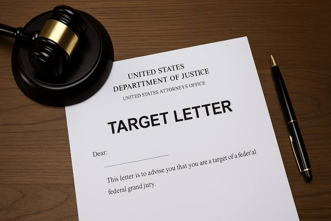What a Federal Target Letter Means in New York