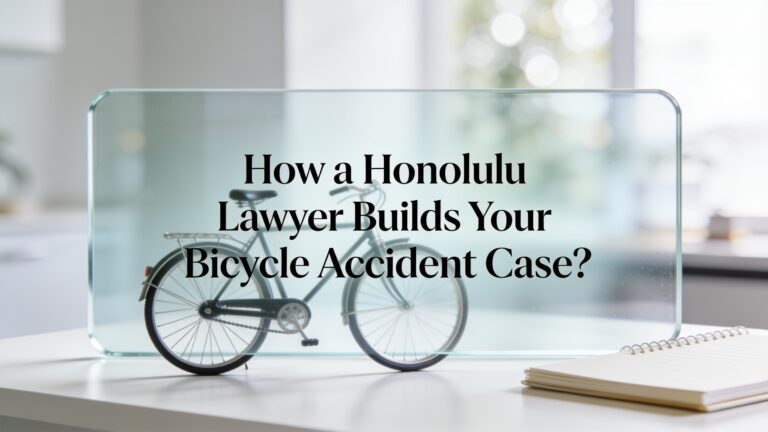How a Honolulu Lawyer Builds Your Bicycle Accident Case?