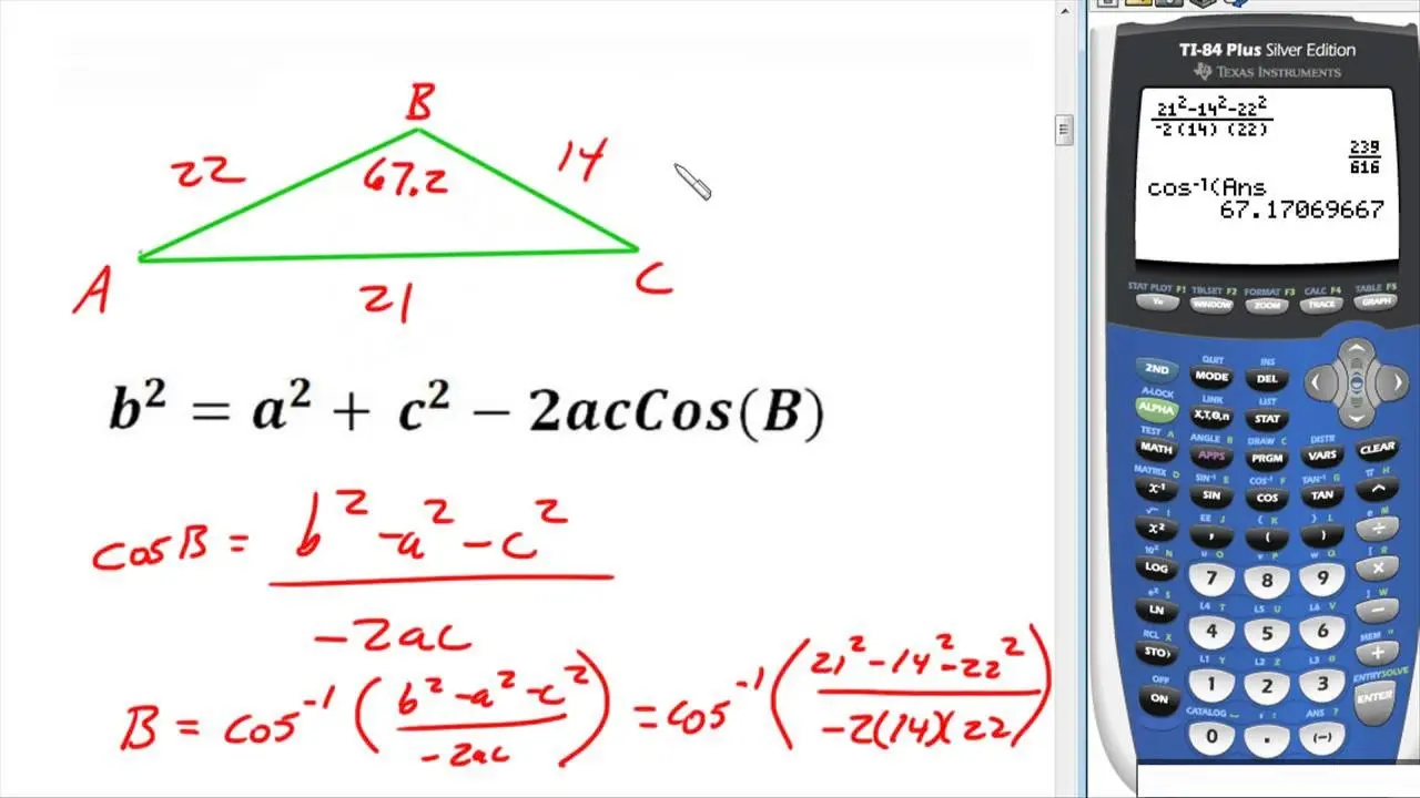 law of cosines calculator